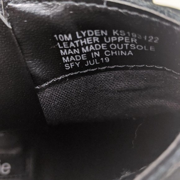 Kensie Lyden Suede Leather Ankle Booties 10 Black - Picture 9 of 10